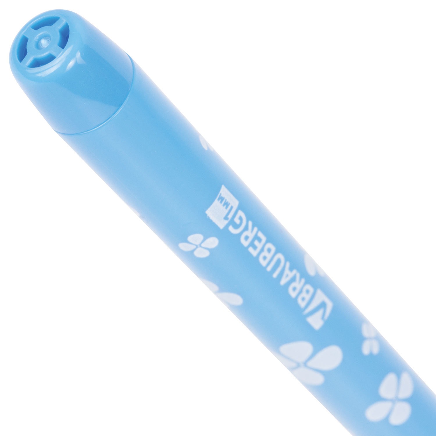 Ручка шариковая масляная BRAUBERG "FRUITY SF", СИНЯЯ, с узором, узел 1 мм, линия письма 0,5 мм, 1426531
