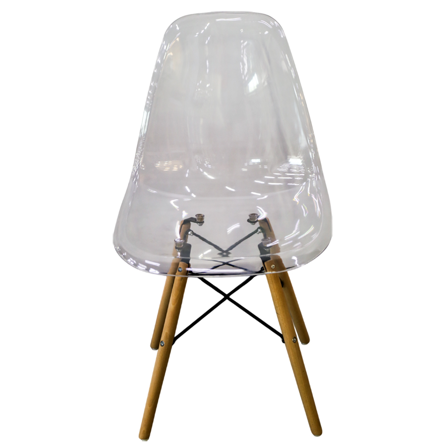 Стул пластиковый N02 (прозрачный) (ВИ)0