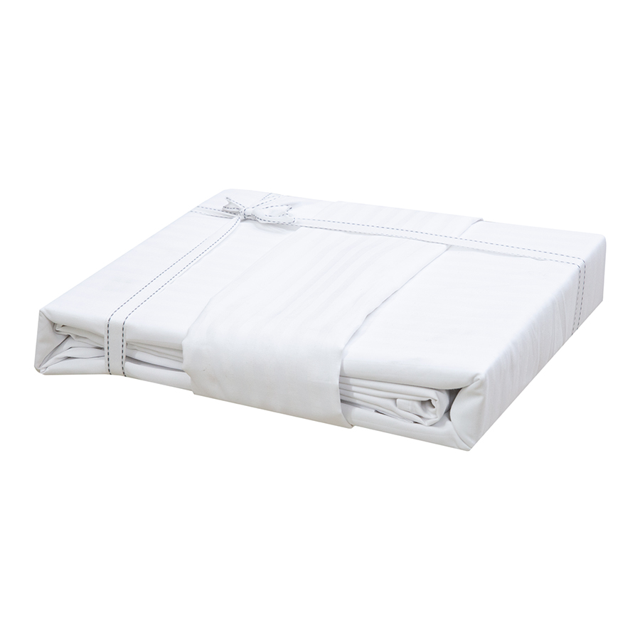 Комплект постельного белья 1,5 спальные страйп-сатин "Varol" (цветное) (Турция)