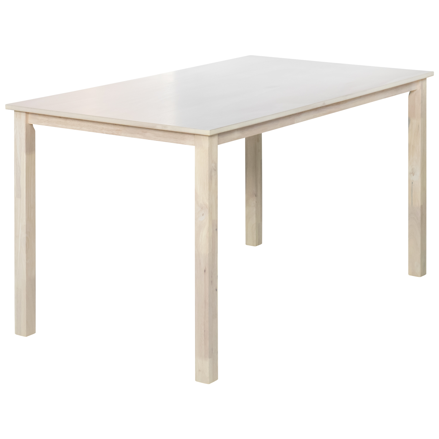 Комплект мебели: стол + 6 стульев №B1 (выбеленный/черный) (Малайзия)4