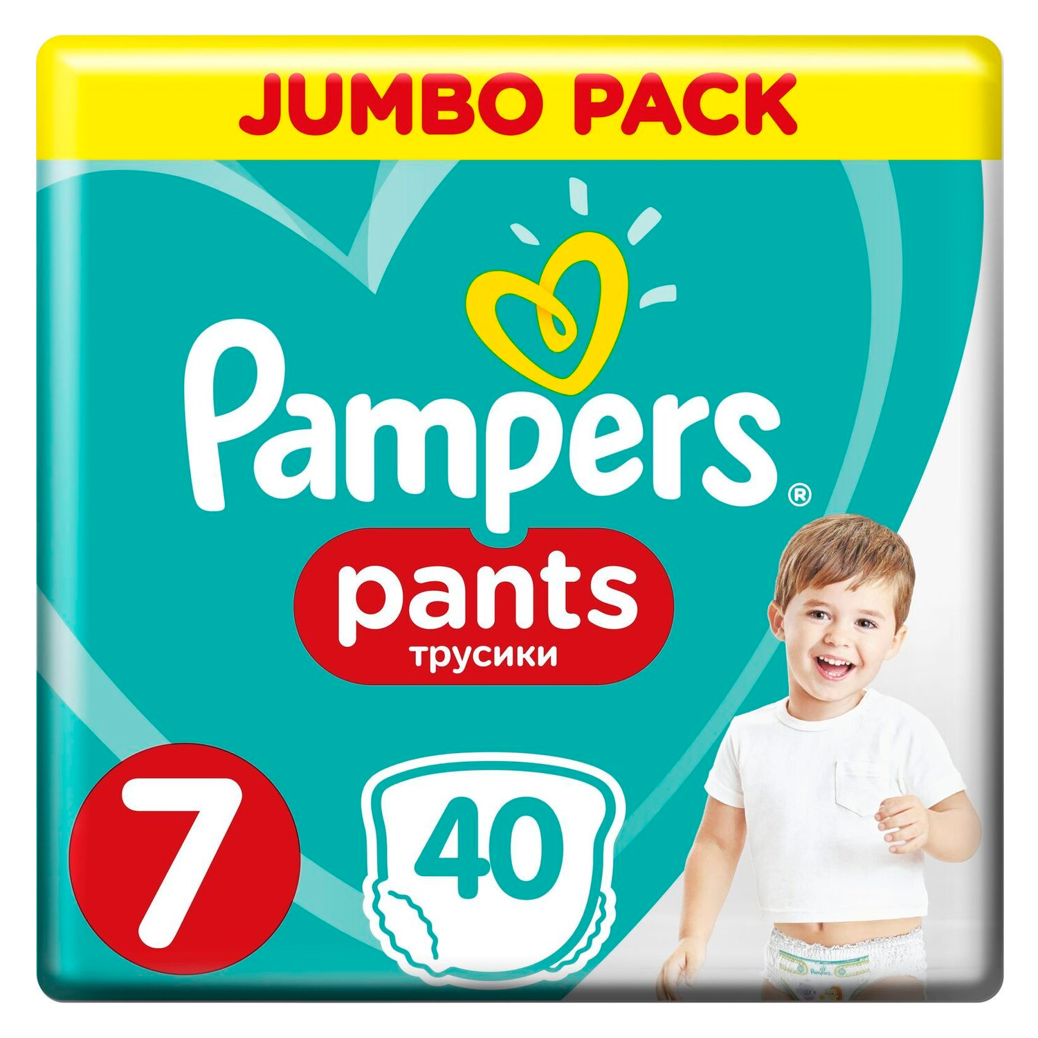 Подгузники-трусики Pampers Pants размер 7 40 шт.