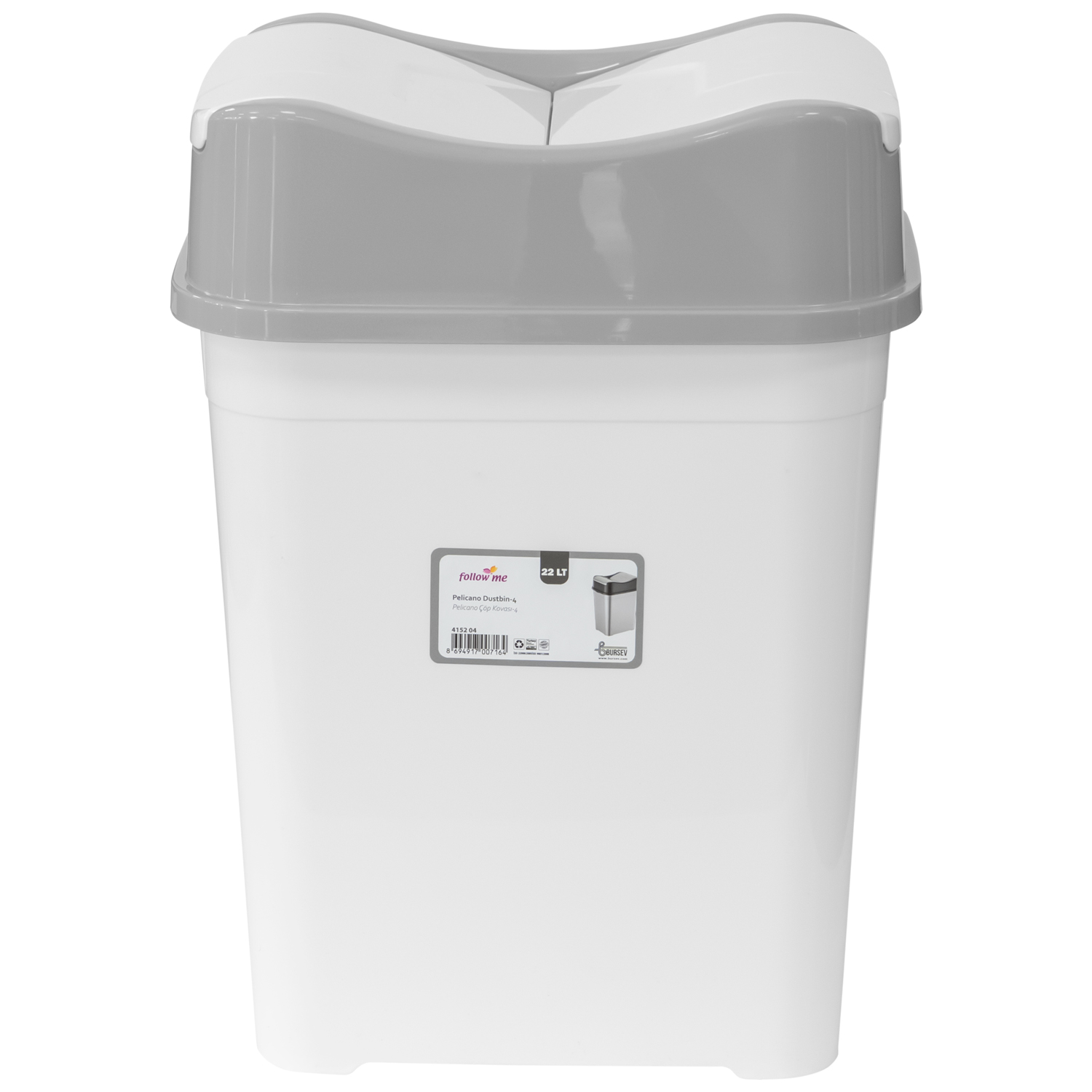 Ведро мусорное 22 л №4152 04 (Турция)0