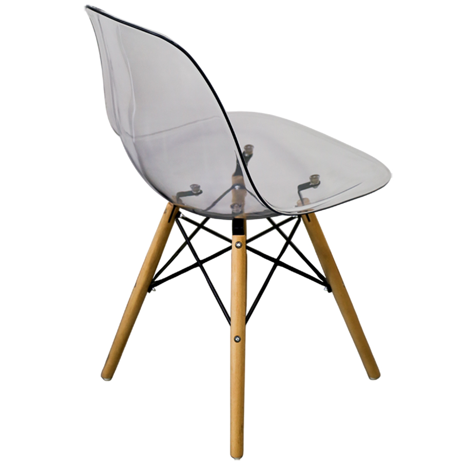 Стул пластиковый N02 (прозрачный) (ВИ)1