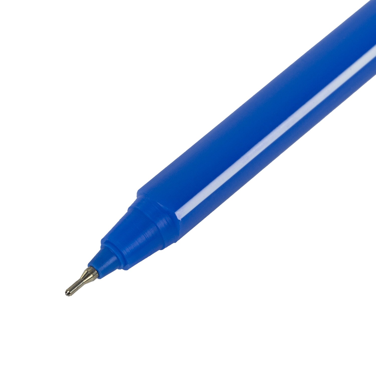 Ручка шариковая масляная STAFF Basic "OBP-312", СИНЯЯ, корпус ассорти, узел 0,7 мм, линия письма 0,35 мм, 1430120