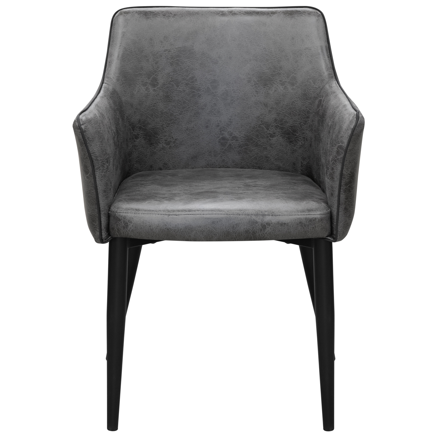 Стул DC-550 "Techno Fabric M69-1414" с черным кантом (темно-серый) (ВИ)0