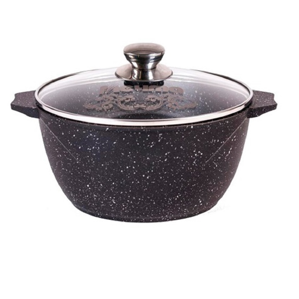 Кастрюля 5 л. № 45802 АП Гранит black