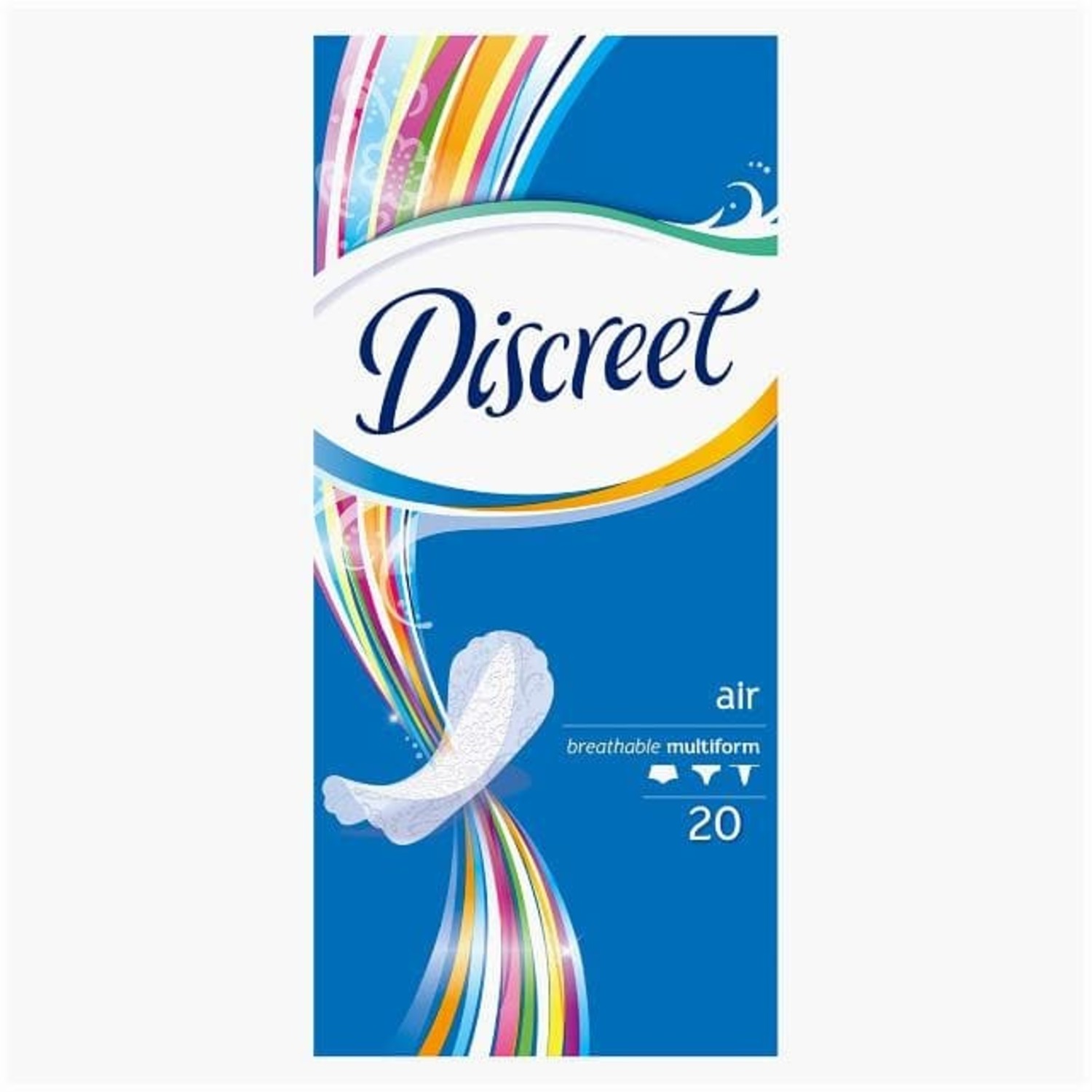 Ежедневные гигиенические прокладки Discreet "Air Single" (Multiform) 20 шт.