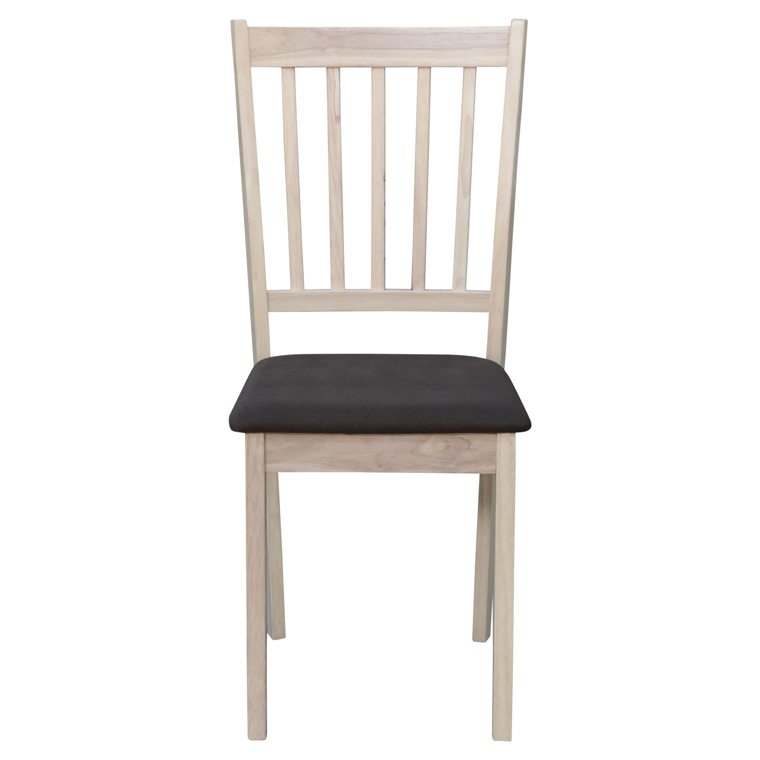 Комплект мебели: стол + 6 стульев №B2 (выбеленный/темно-коричневый) (Малайзия)1