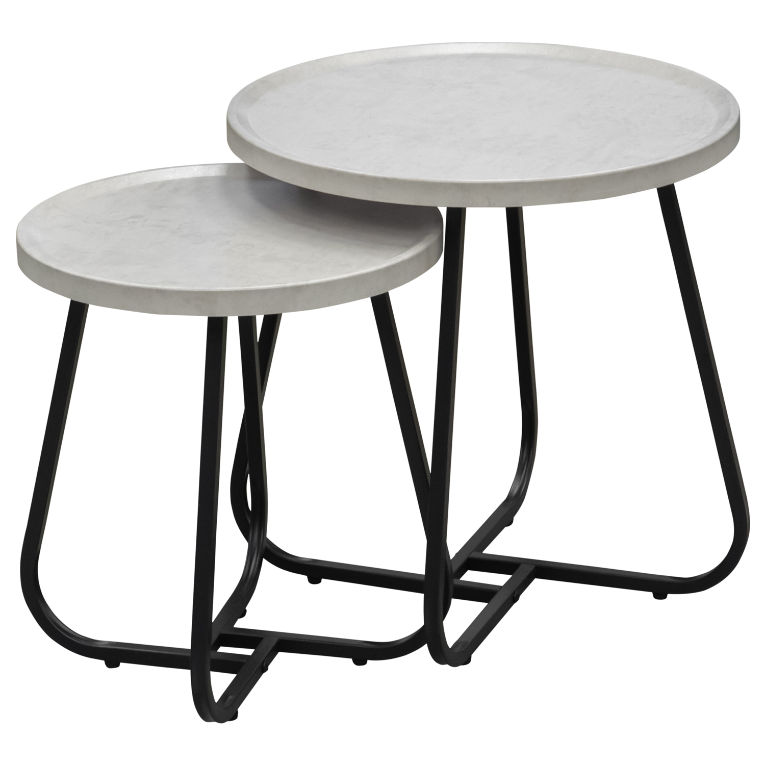 Комплект журнальных столиков (2 шт.) №LT-108 (графит) (ВИ)