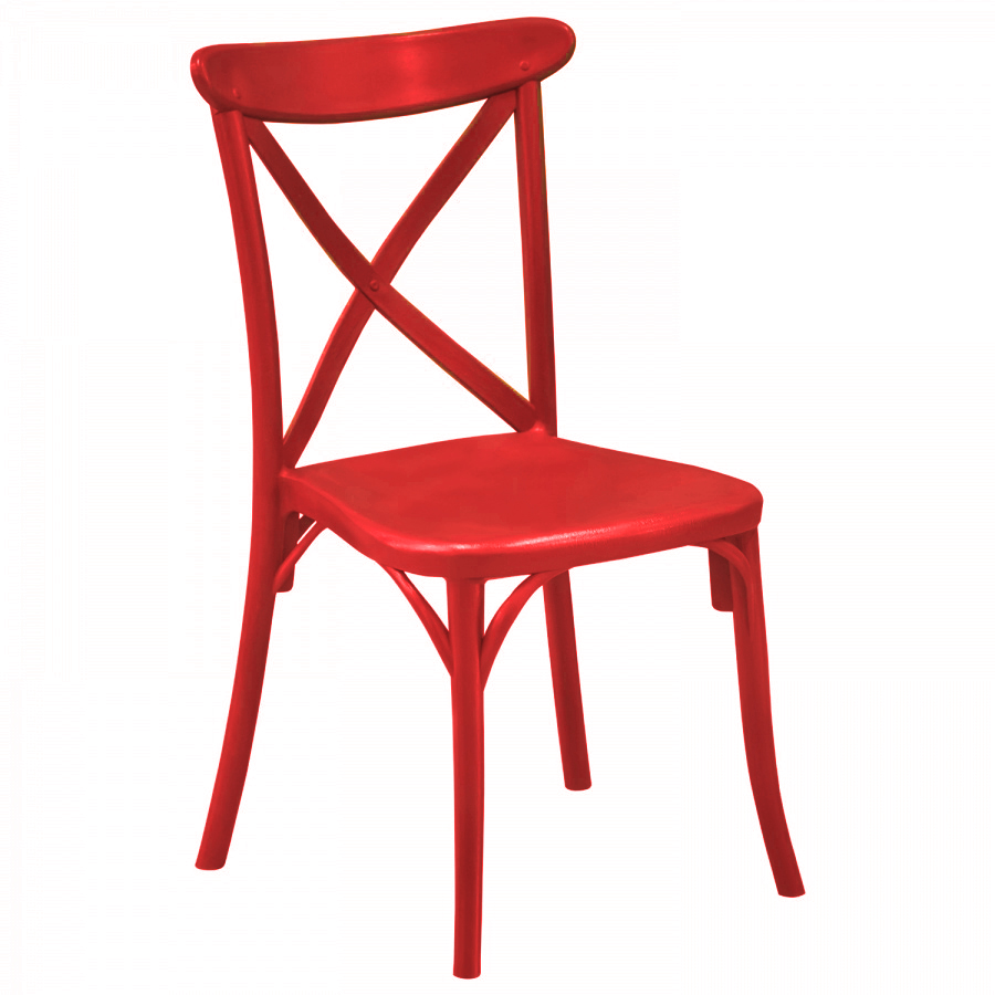 Стул пластиковый "Кантри" (цветной)