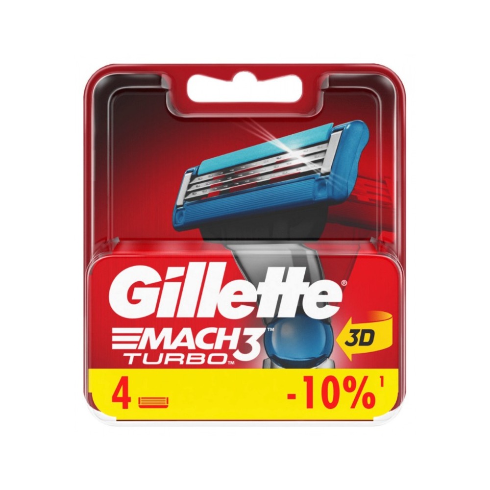 Сменные кассеты для бритья "Gillette", 4 шт.2