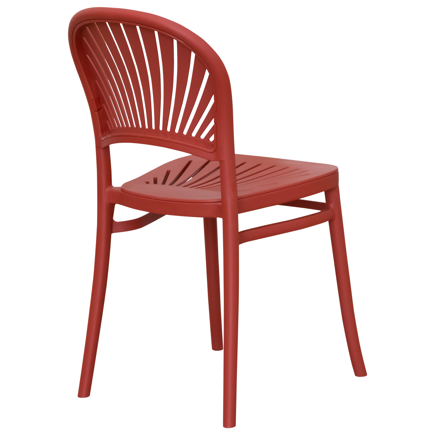 Стул пластиковый №РС-177-66011 (красный) (ВИ)2