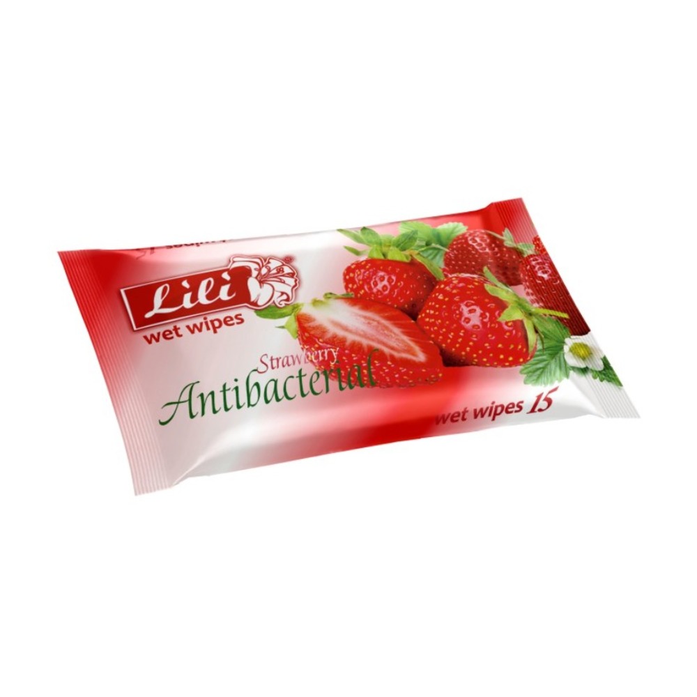 Салфетки влажные "ТМ Lili. Антибактериальные", 15 шт.1