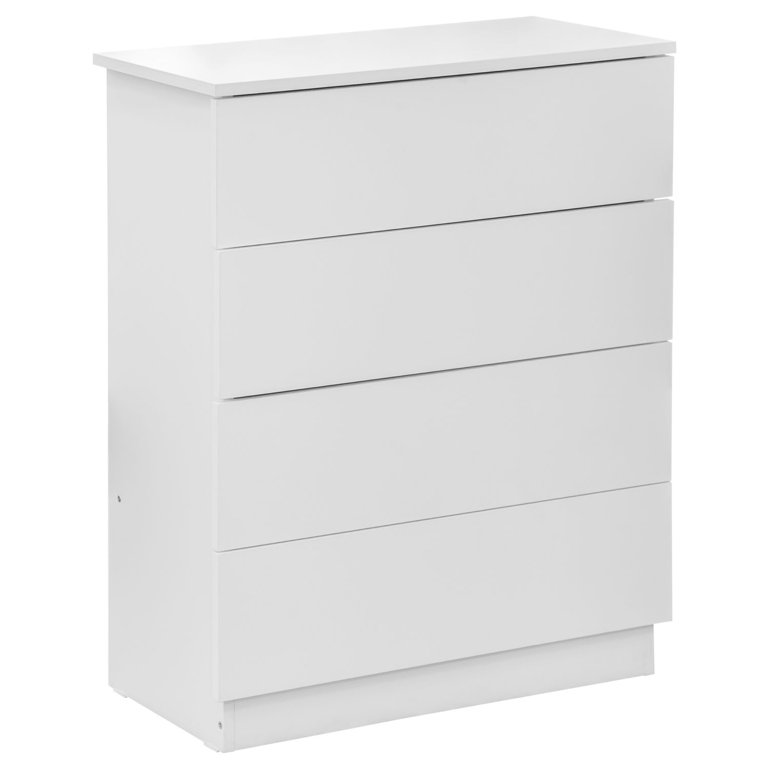 Комод "КМ 1 серия 2" 4 ящика (700*350*860 мм.) №00-00107045 (белый)