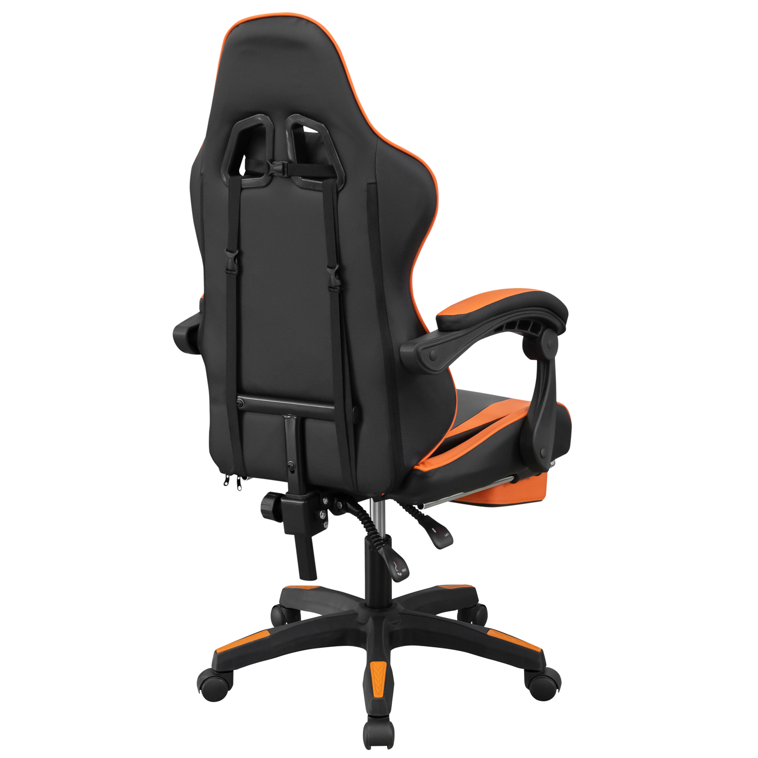 Кресло GM-202F (черный / оранжевый) (ВИ)2