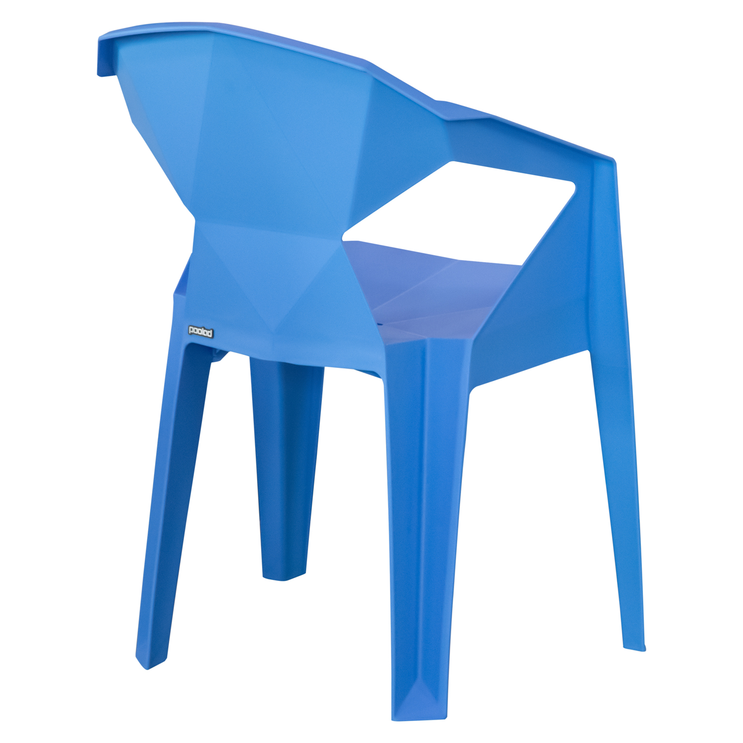 Стул пластиковый F22 №204 (синий) (И-НВ)2