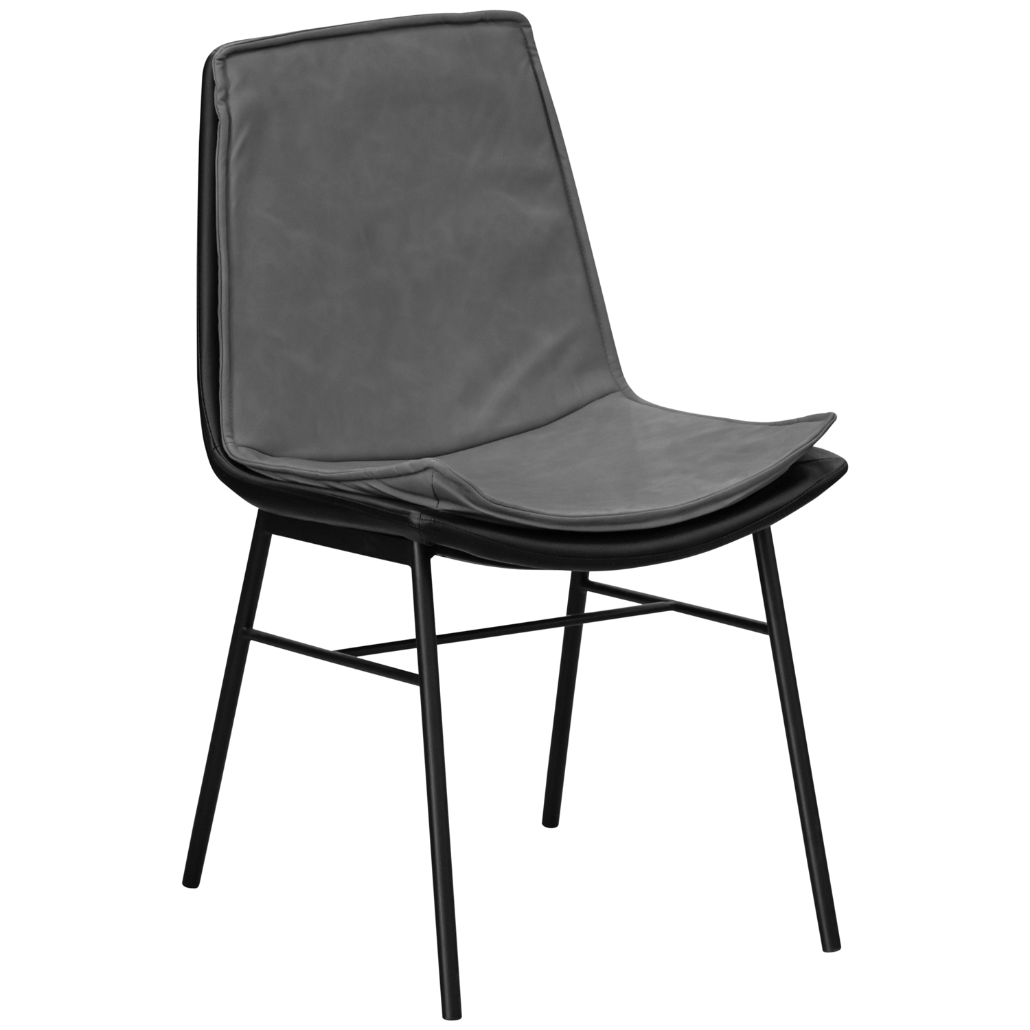 Стул №DC-502 (чёрно-серый)