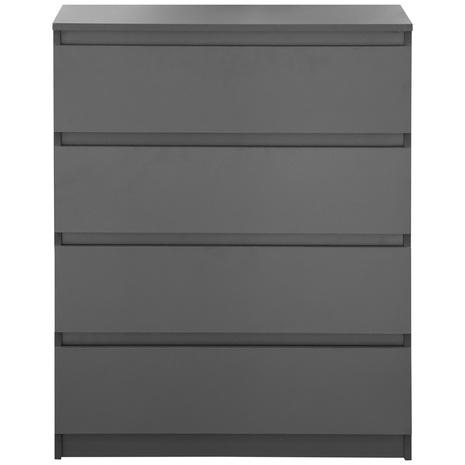 Комод "Денвер" 4 ящика №00-00111530 (графит серый) (РФ)0