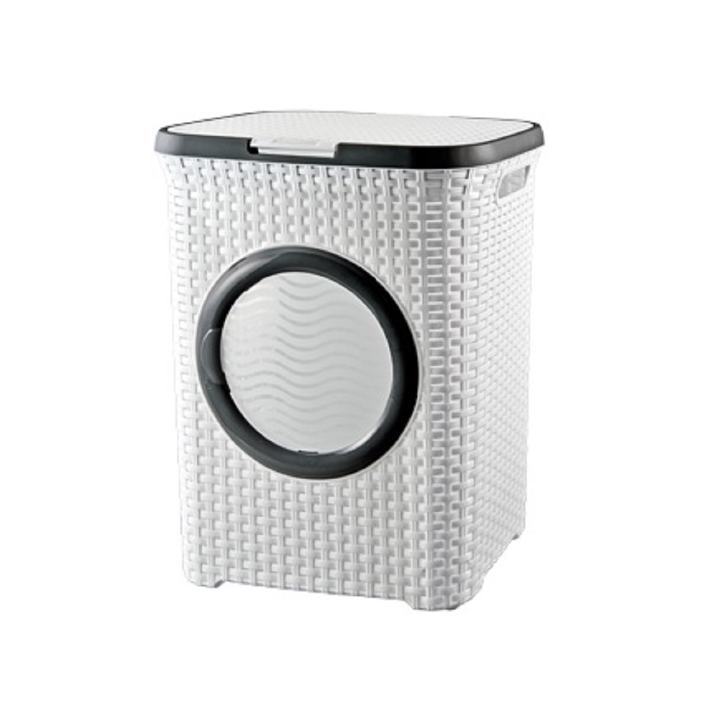 Корзина с крышкой 65 л. № 1038
