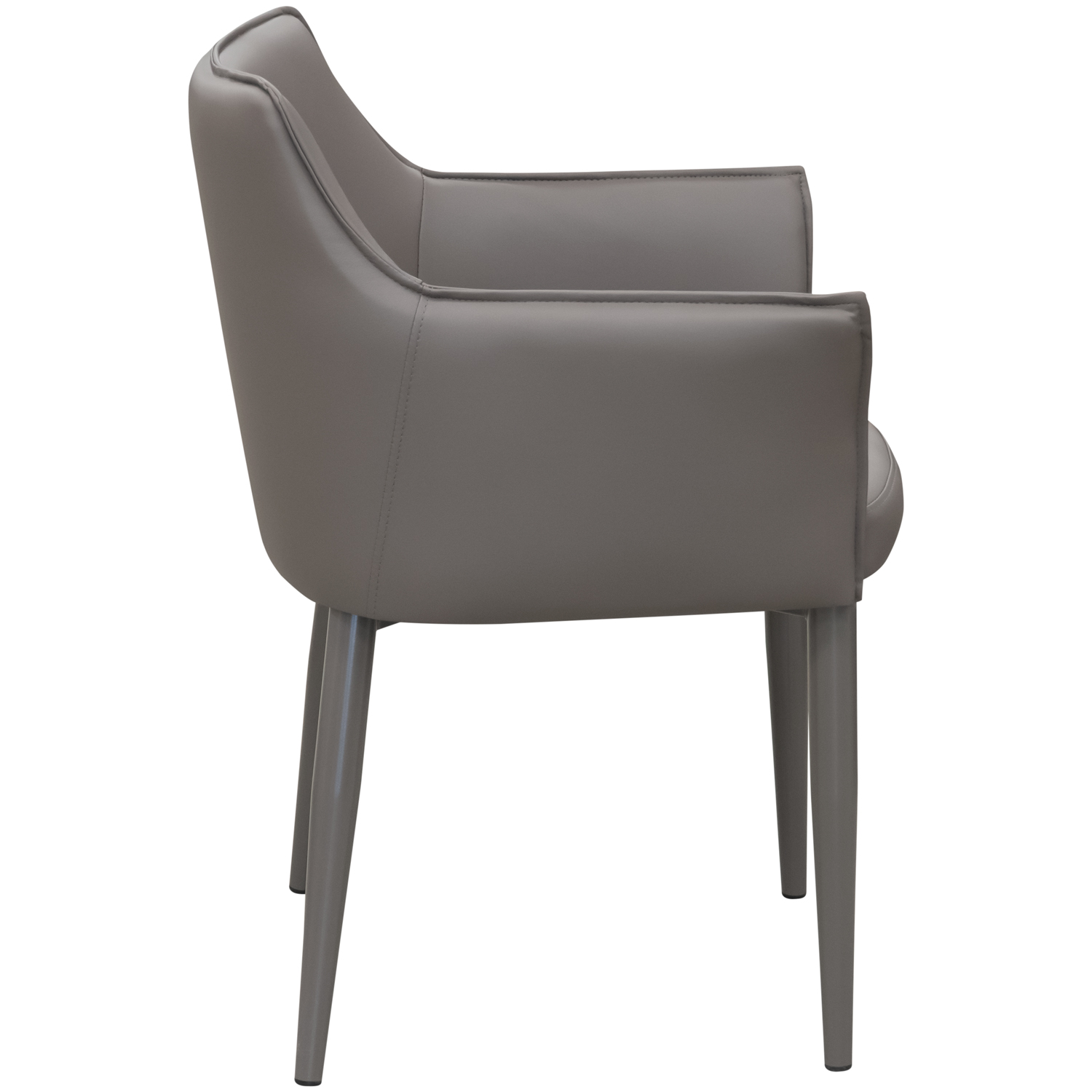 Стул DC-550 кожзам (серо-бежевый) (ВИ)1