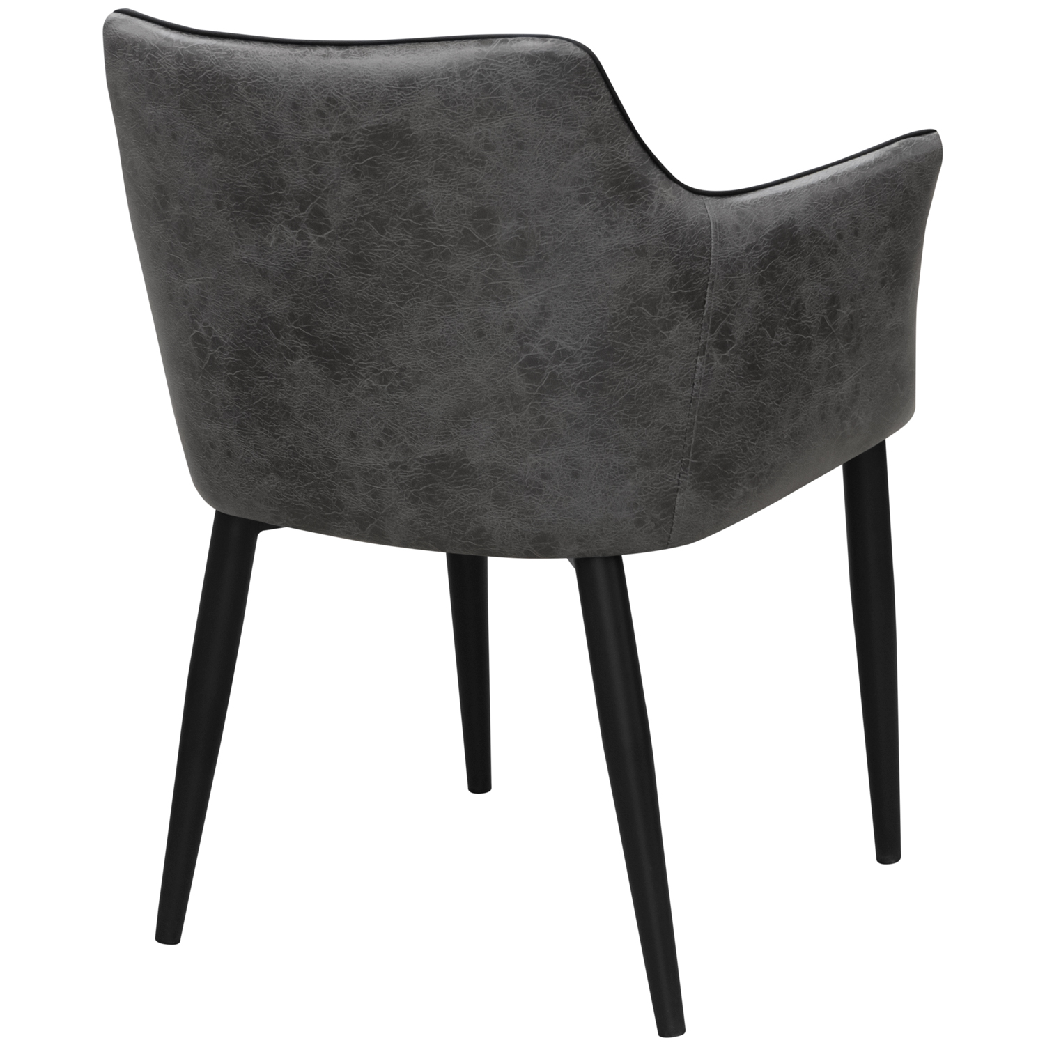 Стул DC-550 "Techno Fabric M69-1414" с черным кантом (темно-серый) (ВИ)2