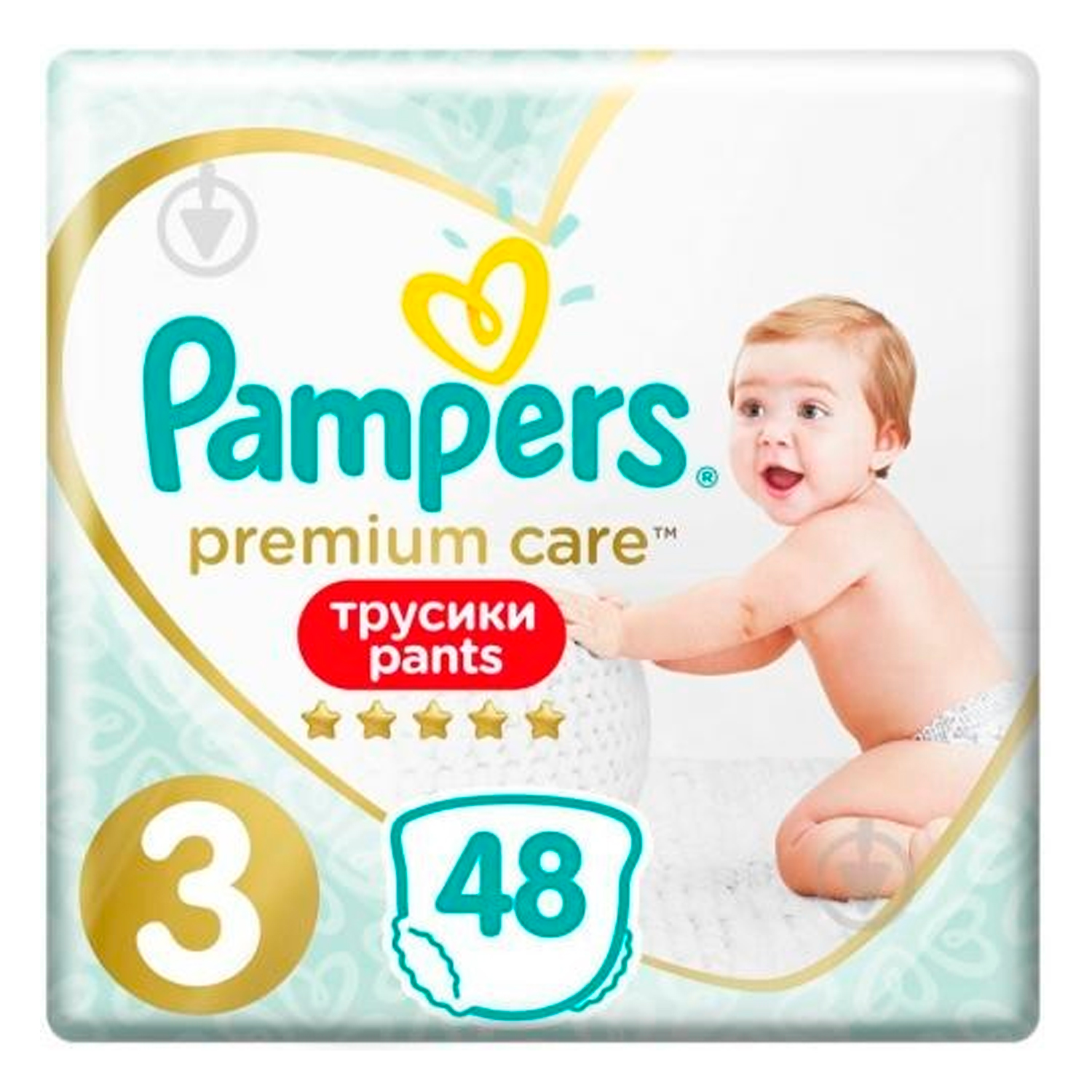 Подгузники-трусики Pampers Premium Care Pants Midi 48 шт.