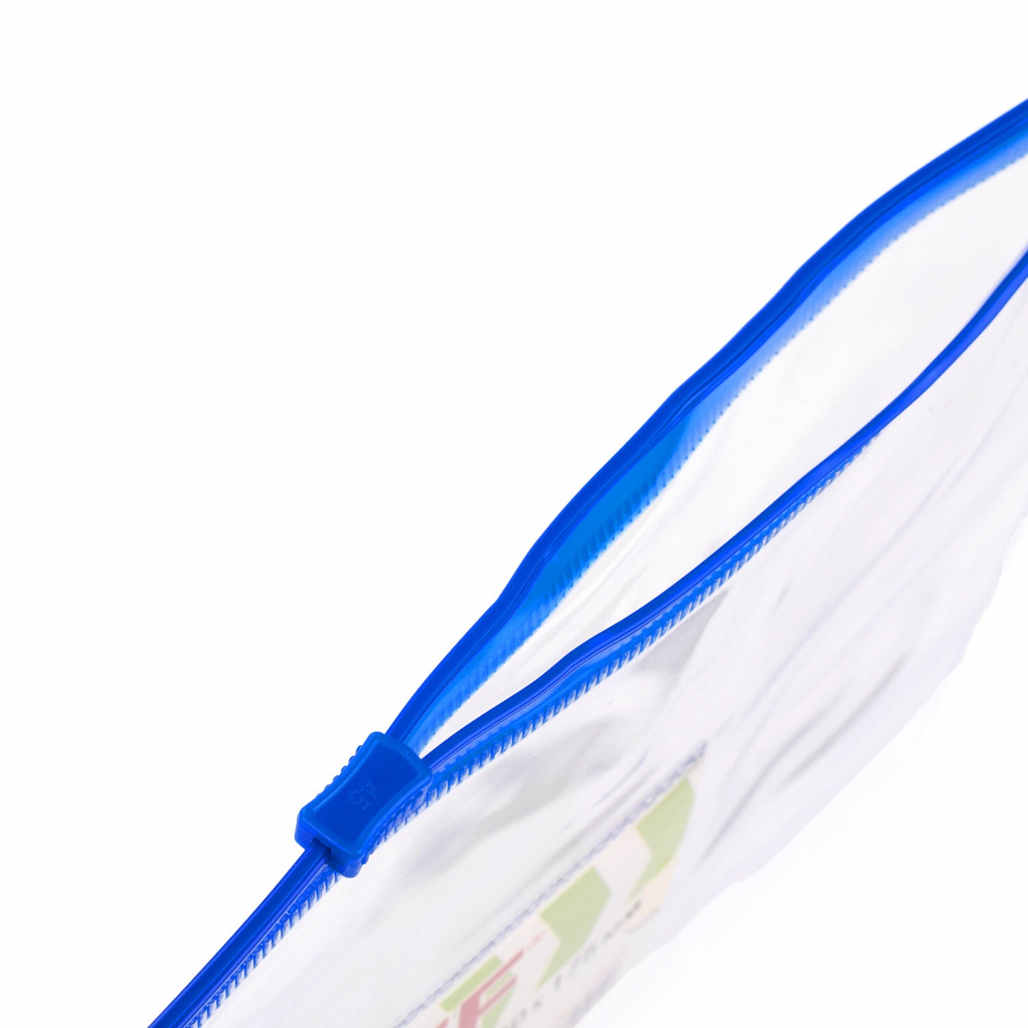 Папка-конверт на молнии А4 (335х238 мм), карман для визиток, прозрачная, 0,12 мм, STAFF, 2295470