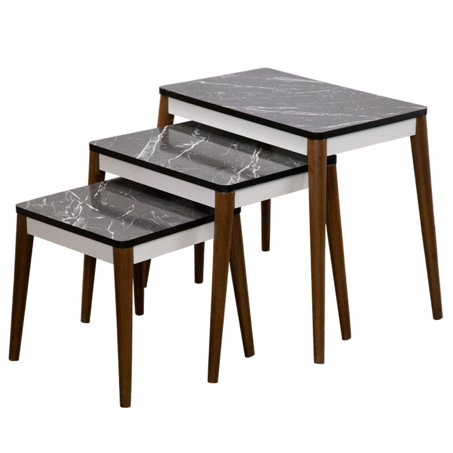 Комплект журнальных столиков Roma (3 шт.) (мультиколор) (Турция)