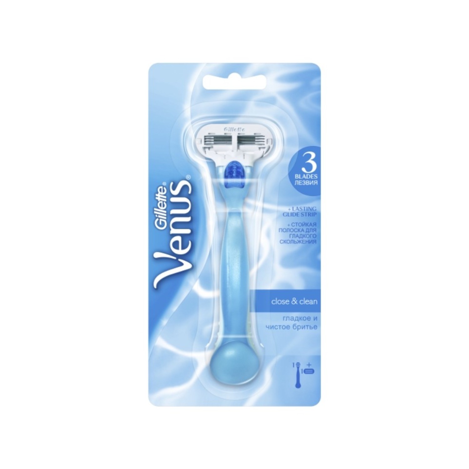 Бритва + 1 сменная кассета "Gillette"4