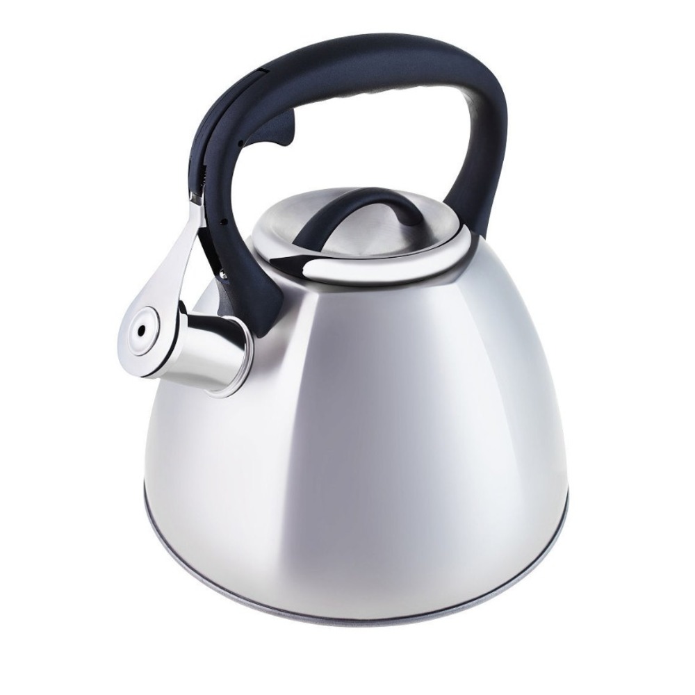 Чайник из нержавеющей стали 3 л. со свистком "Appetite" (светло-серый)