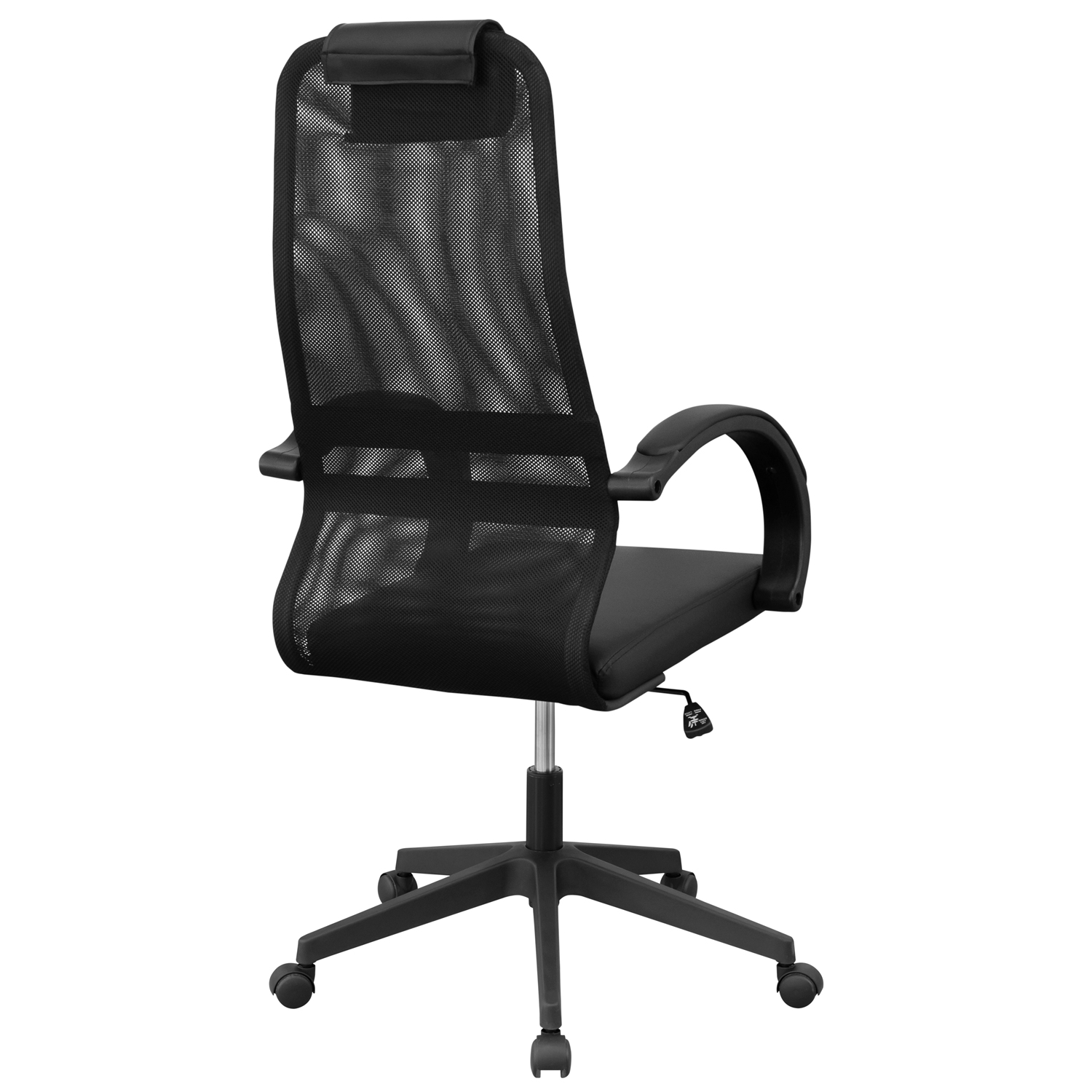 Кресло "EH-3C" с подлокотниками Fix (черный) (ВИ)2
