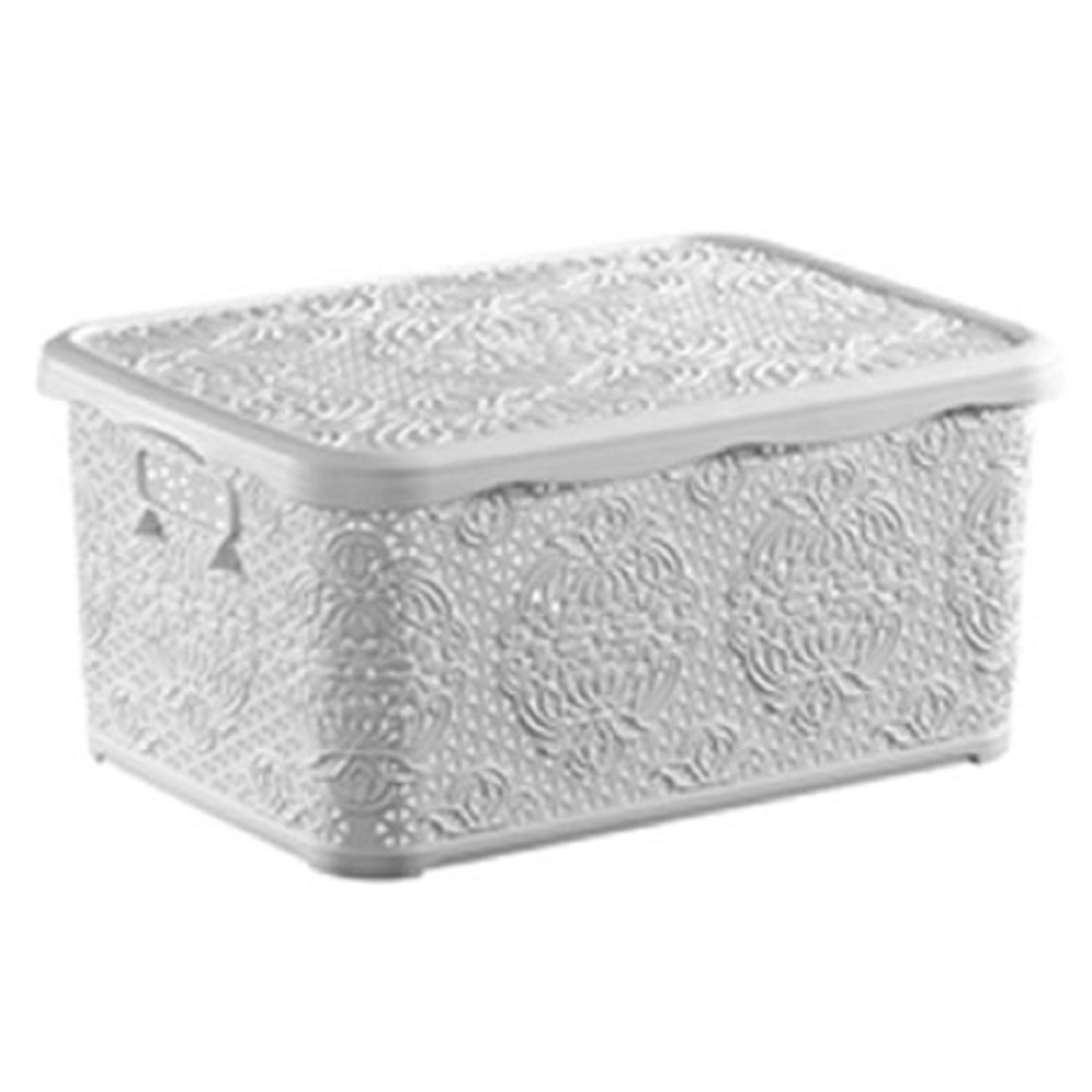 Корзина с крышкой 10 л. № 2130 13
