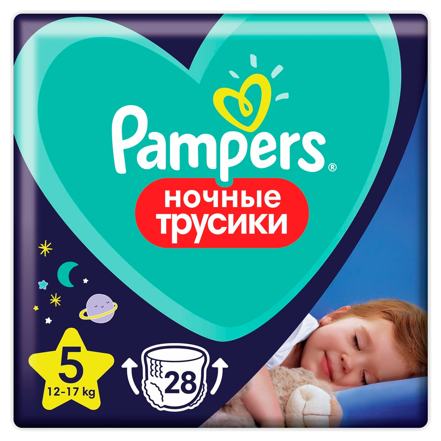 Подгузники-трусики Pampers 28 шт.