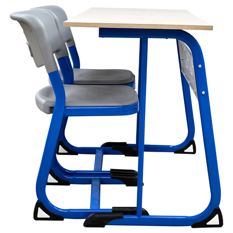 Парта школьная 2-х местная KZ (с ЛДСП столешницей ) + 2 стула1