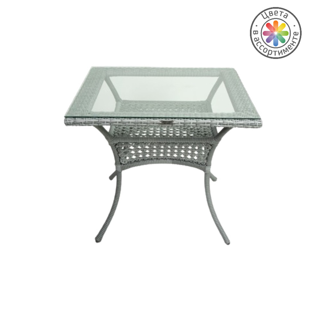 Стол обеденный "Deco" 90х90х75 см. квадратный №5045П (серый)