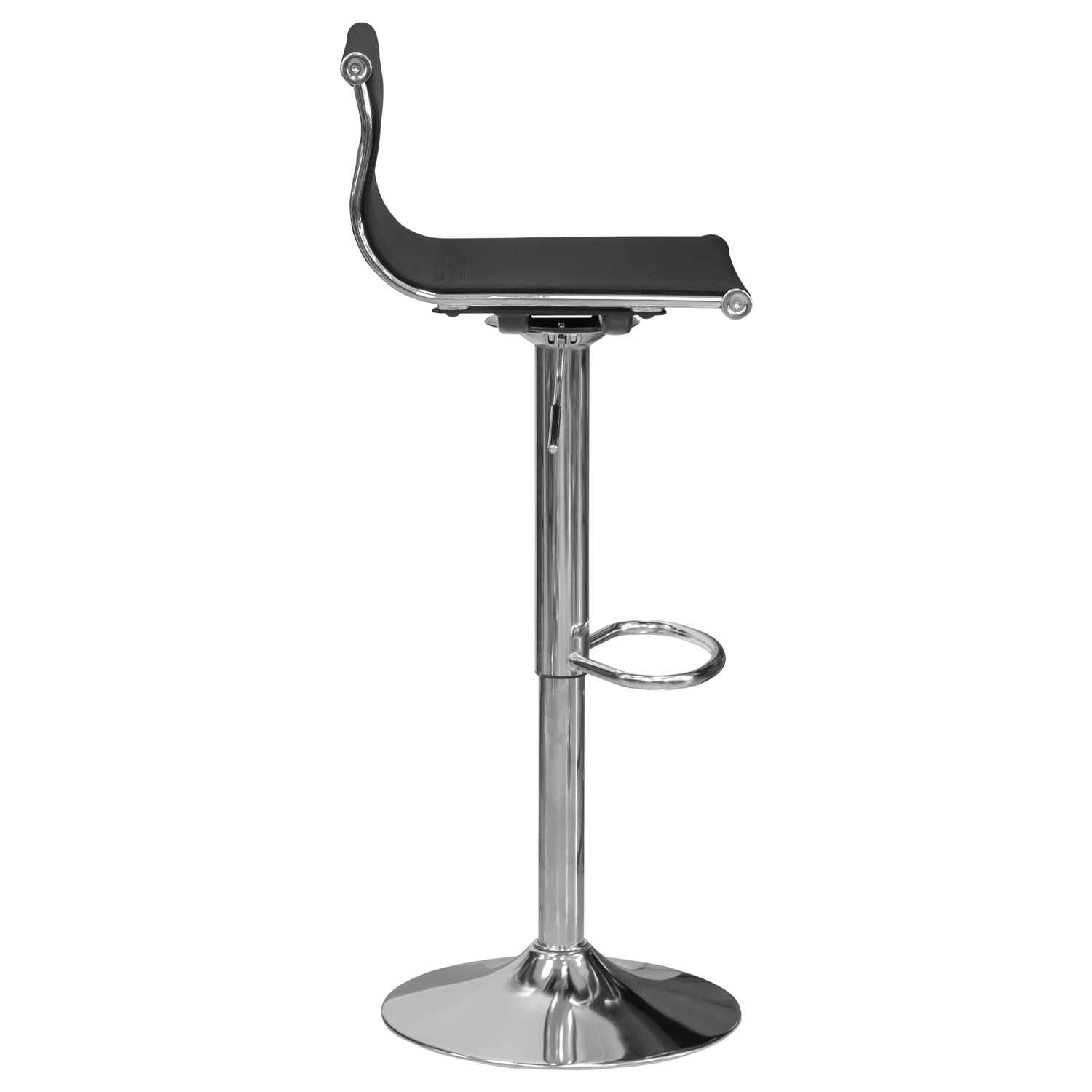 Стул барный (сетка) (чёрный)1