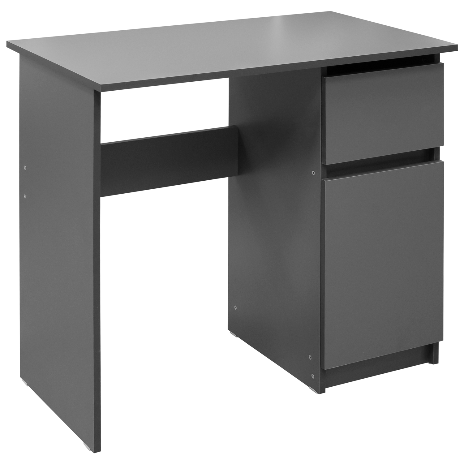Стол письменный МС "Денвер" 0,9 м №00-00111525 (графит серый) (РФ)