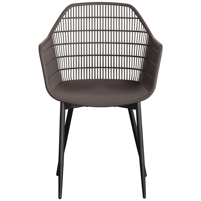 Стул пластиковый №PC-606-90697 (коричневый)0