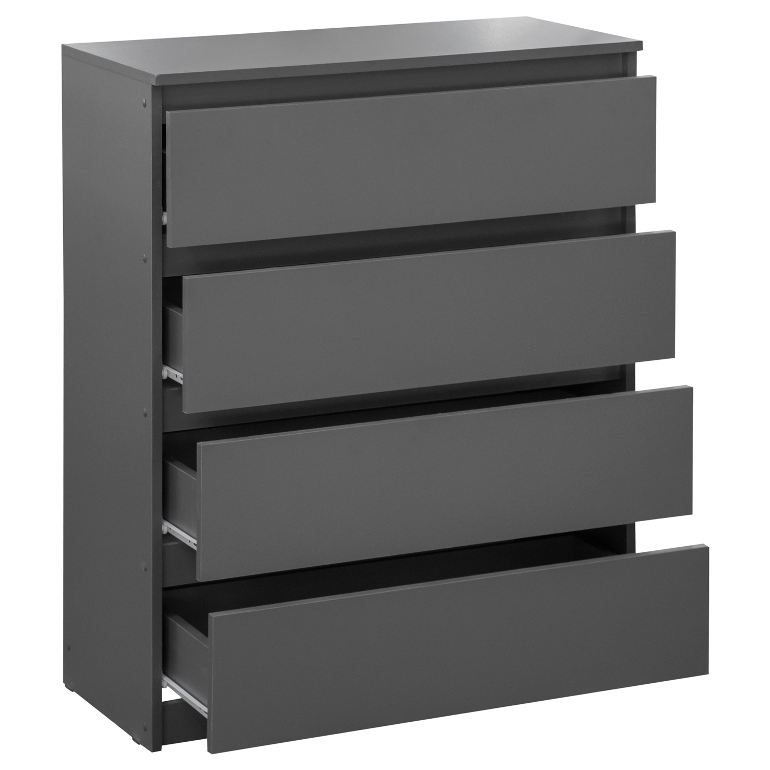 Комод "Денвер" 4 ящика №00-00111530 (графит серый) (РФ)1