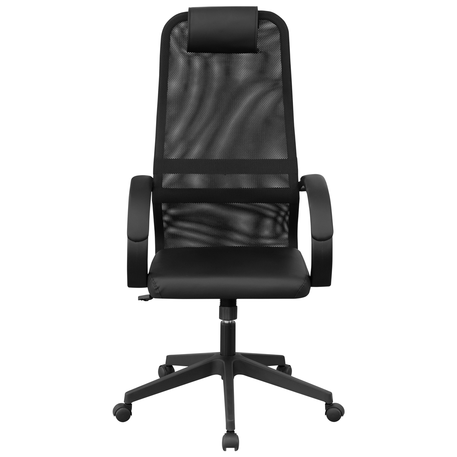 Кресло "EH-3C" с подлокотниками Fix (черный) (ВИ)0