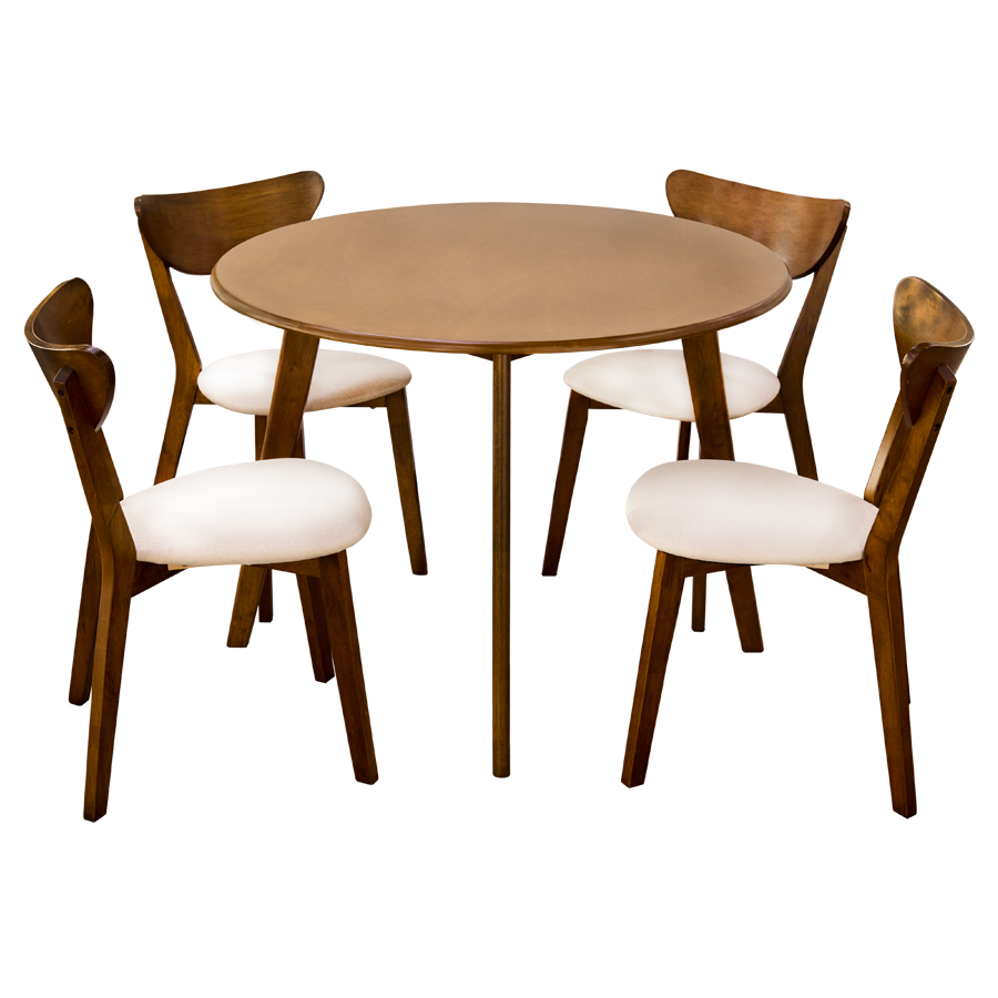 Комплект мебели: стол + 4 стула №RH7226T + №RH371C (серый) (Малайзия)