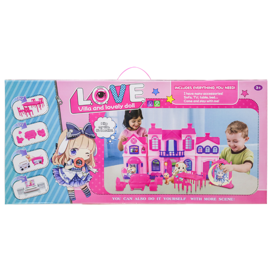 Игровой набор: домик с куклой №HWA1027077 (ВИ)0