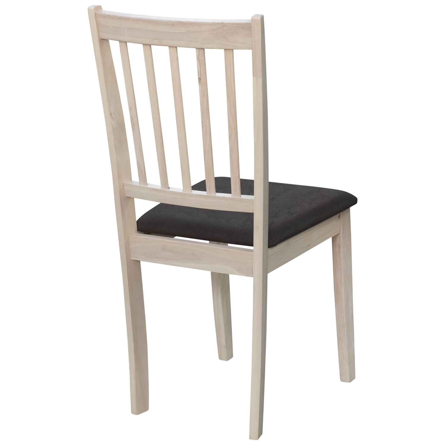 Комплект мебели: стол + 6 стульев №B2 (выбеленный/темно-коричневый) (Малайзия)3