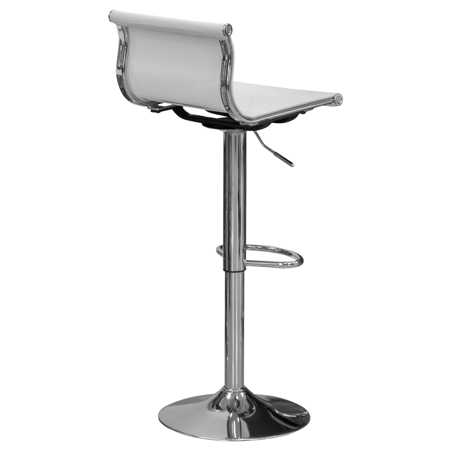 Стул барный "Barstool MESH" (белый)2