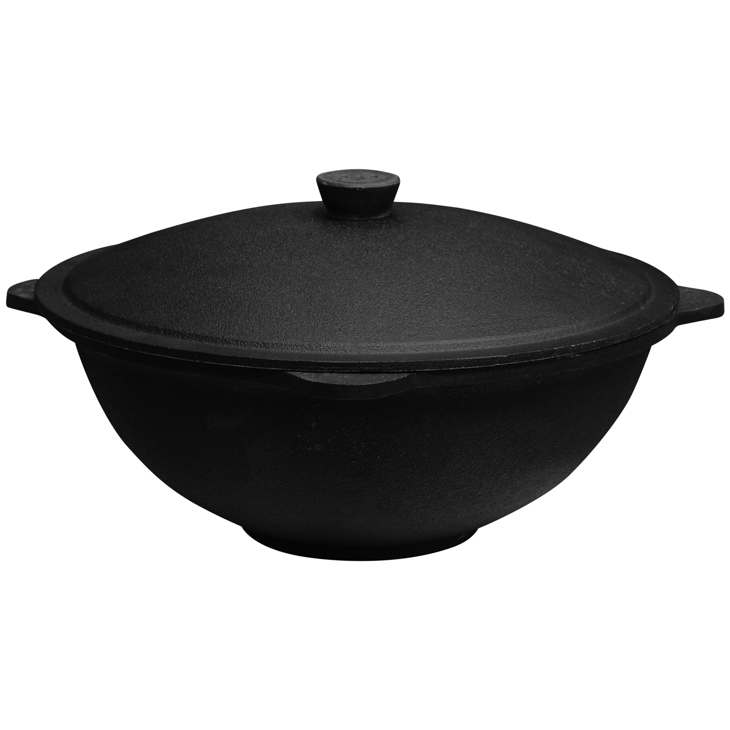 Казан с крышкой чугун 4,5 л (D-Узб)