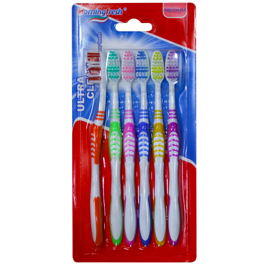 Набор зубных щеток 6 шт №JLT-023 (ВИ) 