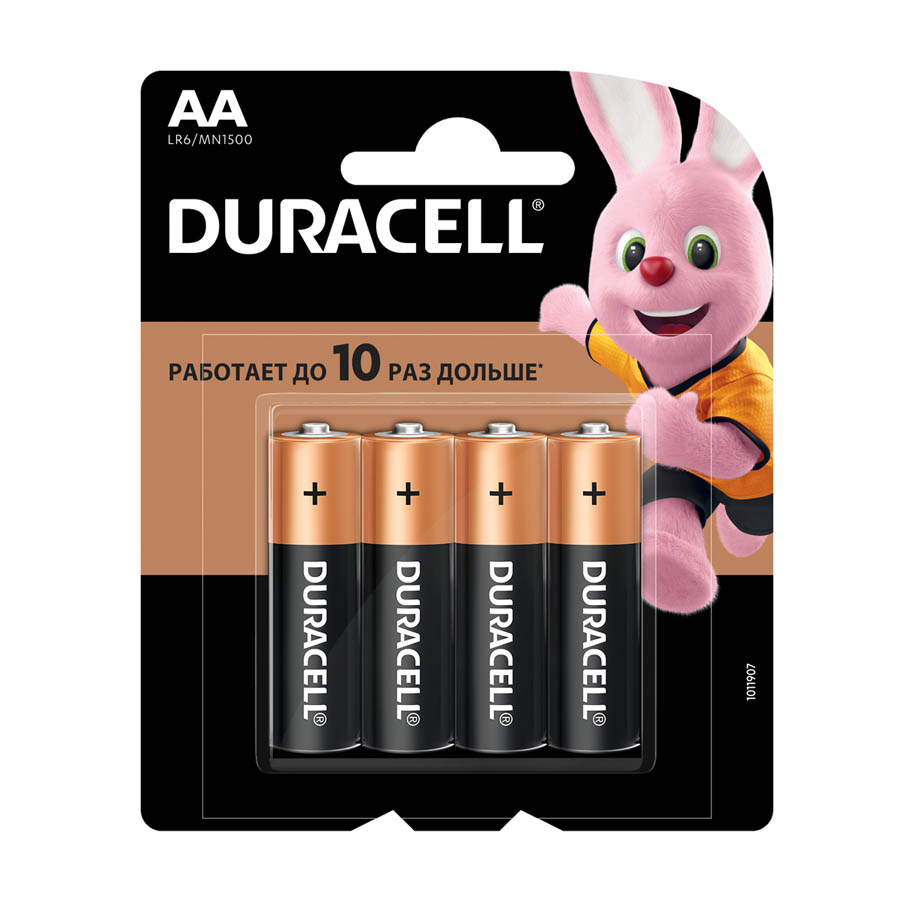 Батарейка "Duracell" 4 шт. №Basic AA mon