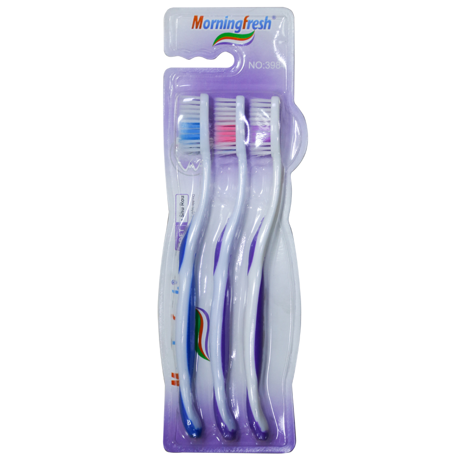 Набор зубных щеток 3 шт №JLT-027 (ВИ)